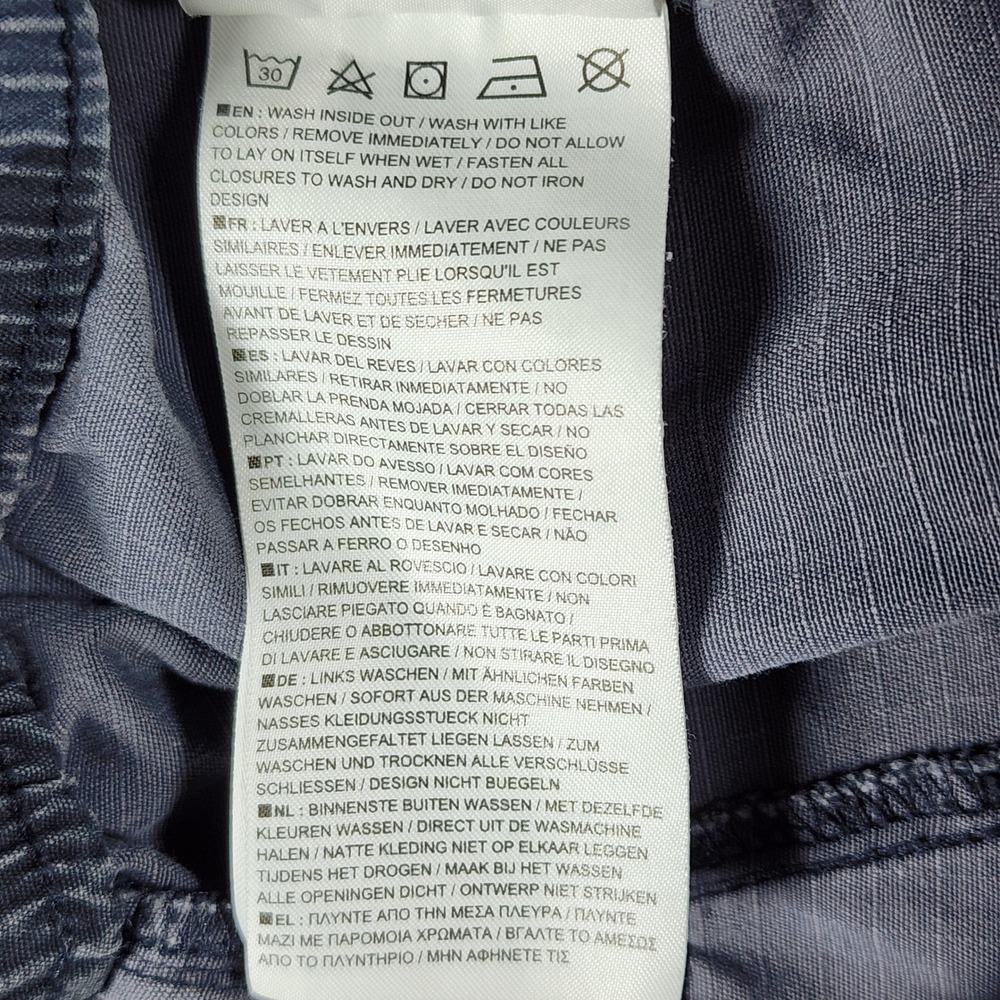 Nike NSW Jogger Pants Mens Small Blue Camo Ripstop Nylon Overlay Excellent - Picture 11 of 16